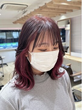 エイト新宿店(EIGHT shinjuku) インナーカシスピンク