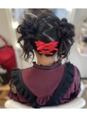 くらげ編み上げアレンジ