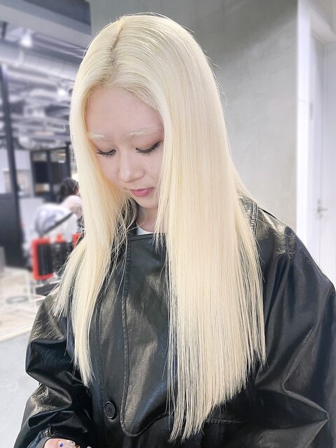 ホワイトピンク美髪エモージュレイヤーロング_ba488652