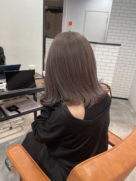 アイリー 名古屋(A/LEE) ラベンダーグレージュ／ボブヘア