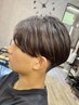 【Men'sパーマ】メンズカット+ニュアンス（ワンカールパーマ）￥11000