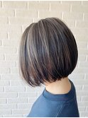 切りっぱなしボブ