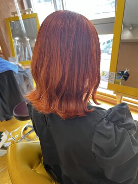 アサンタ サナ(Asante sana) 【Asante】アプリコットオレンジ　ブリーチ一回