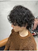 波巻きパーマ