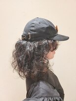 松本平太郎美容室 国立店 くせ毛を活かしたロングウェーブ