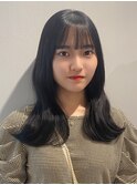 調布透明感カラーレイヤーカットレイヤーボブヘア顔周りレイヤー