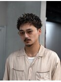 渋谷スパイキーパーマスパイキーショートメンズショート