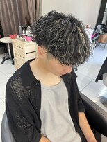 アイズ 海老名(AIZU) 波巻きパーマ 波巻きスパイラルパーマ メンズパーマ マッシュ