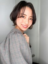 カバーヘア ブリス 戸田公園西口店(COVER HAIR bliss) 大人美人ショートボブこなれセンターパートp1戸田公園30代40代