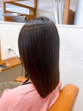 ヘアーブランドジン ティアラ(HAIR BRAND Jin Tiara) 酸性ストレート【松山美容室】