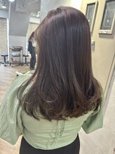 シュリット(schritt) ブリーチなしオリーブヘーゼルベージュ透明感◎渋谷mutsuki