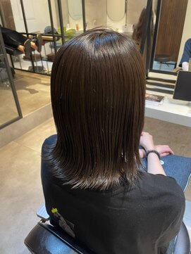 ジーナ 船橋(Zina) 髪質改善＊マチルダボブアッシュカラー＊美髪【Zina船橋】