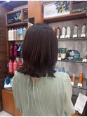 くびれロブ×ピンクブラウンカラー