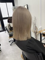 ウル 岡山駅店(ULu.)&nbsp;ハイトーンケアブリーチミルクティーベージュダブルカラー岡山駅