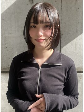 ヘアーデザイン アルエ(HAIR×design ARUE) フェイスレイヤー× 顎下2センチボブ