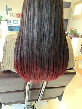 MULLER/20代30代40代／グラデーションカラー／レッド系