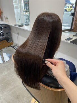 セトル(Settle) ブラウンカラー/縮毛矯正/長野市／長野駅前