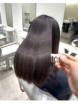 パルス ヨコハマ(PULSE yokohama)&nbsp;ラベンダーグレージュブリーチなしダブルカラー髪質改善横浜
