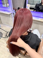 ヘアーディア みどり店(Hair...DiA)&nbsp;レイヤー×ワインレッド