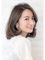 ラグアージュ 本店(RAG AGE)&nbsp;上品な艶感×大人ひし形ボブ/30代40代50代
