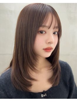 パザパ 嶋店(pa.za.pa)の写真/髪質改善縮毛矯正♪柔らかい質感に感動！自然な仕上がりのストレートヘアで毎日のお手入れも楽にキマる◎