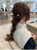 編みおろしアレンジ