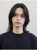 men's/メンズボブ/ニュアンスパーマ/メンズミディアム/眉毛/新宿