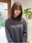 【小顔効果◎】韓国風レイヤー×透明感カラー