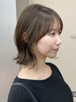 パークレーン アイス イヴェン アネックス(PARK LANE ICI yeven.anx)&nbsp;レイヤーカットハッシュカット韓国レイヤーオリーブベージュ