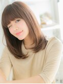 隠しカールで愛されストレートa