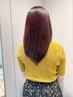 【人気ヘアケア】透明感カラー+5stepシステムトリートメント 14500→12800
