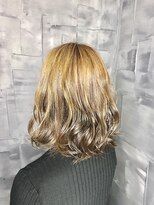 ヘアサロンエム 渋谷店(HAIR SALON M)&nbsp;外ハネボブ/アッシュブラウン/ネオウルフ/デザインカラー