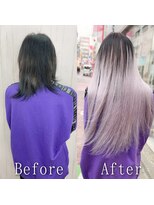 あるじゃんすー さいたま店&nbsp;ラベンダーホワイト#シールエクステ#グラデーションカラー#大宮