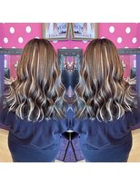 エクステ市場×ノブ 横浜関内店(NOB) 〈NOB×エクステ市場〉編み込みメッシュ14本