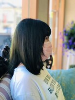 サユリ 高尾(SAYURI)&nbsp;傷んだ髪の方でも◎ダメージヘアに艶を＊ミントグリーンブラック