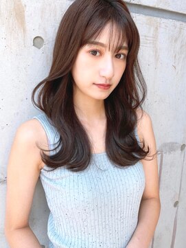 リコバイアフロート(riko by afloat) 韓国風ヘアくびれレイヤーシースルー前髪
