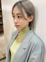 アッド バイ ケーツー(add by K-two)&nbsp;ハイトーンボブ×センター分けバング