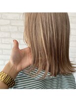 ココルアナ(coco luana)&nbsp;ミルクティーカラー/ミルクティーベージュ/ボブ/イルミナカラー