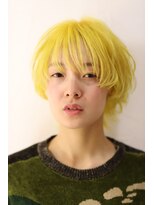 クリコ ヘアーデザイン(CLICQUOT hair design) イエロー×マッシュショート