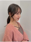 顔まわりカット 前髪 前髪カット 髪質改善 渋谷