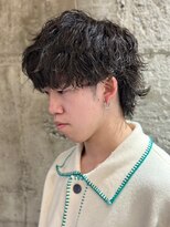 ニアウ 太田店(Niau)&nbsp;ツイストスパイラルパーママッシュメンズパーマ波巻きパーマ