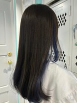 マティーナ ヘアー 池袋(Matina hair)&nbsp;【インナーカラー×ネイビーブルー】20代30代40代