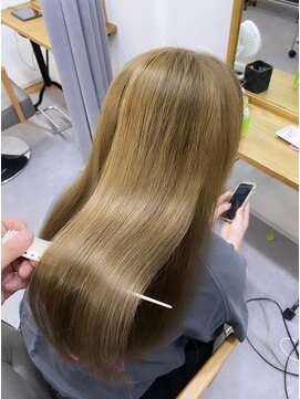 イニット 奈良新大宮(init.) 20代30代40代髪質改善ココアブラウン艶感ストレート透明感