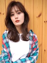 ブゾン(buZon)&nbsp;【buZon ブゾン】くびれセミディゆるふわカールオリーブベージュ