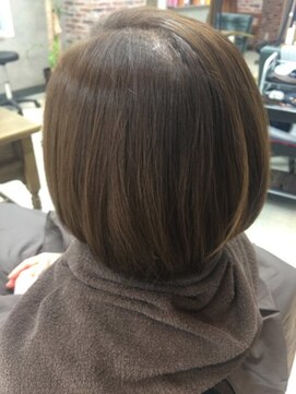 ジースリー 東神奈川店(G-THREE) 白髪染め×前下がりボブ