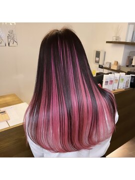 パームス(Palms) インナーカラー/ホワイトピンク/ベビーピンク/ピンクベージュ