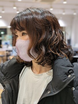 ケーオーエスビューティー(K O S beauty) ミディアムパーマスタイル！