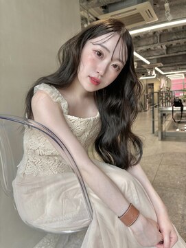 フェブ(fev) 【fev_uran】olive gray  顔まわりcut