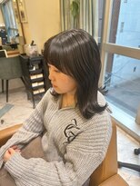 ロンド パルティール 大宮(Lond partir)&nbsp;前髪カタログアンブレラカラーこなれミディウェーブパーマ大宮