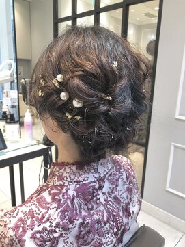 ネオリーブギンザ 銀座店(Neolive GINZA) パーマを生かしたヘアセット　(銀座)